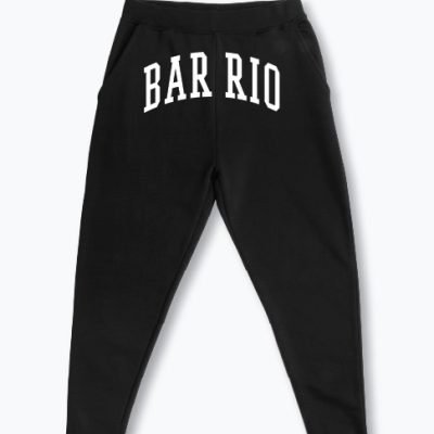 Barrio Tracksuit Zip Bottom - Black