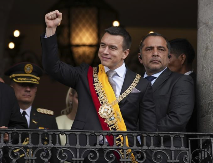 Ecuador’s Noboa Seeks Deeper Military Involvement to Fight Crime
