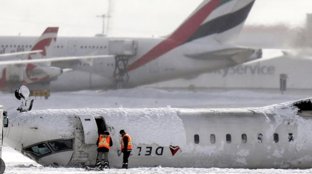 Delta offering $30K to passengers aboard flight that crashed, flipped upon  …