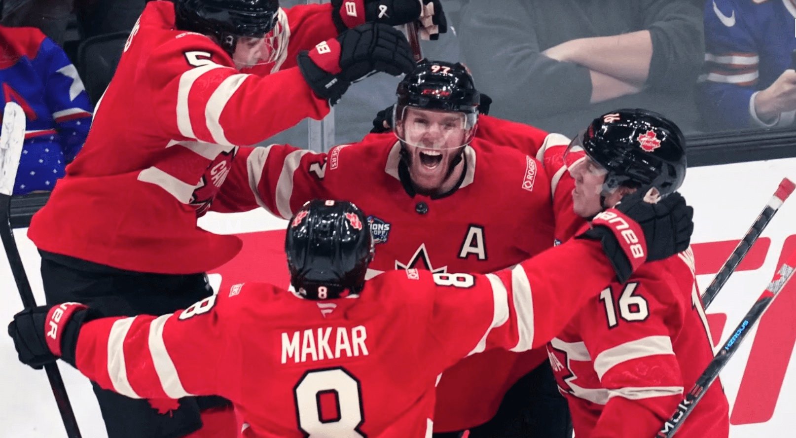 Canada and Hockey fans celebrate Canada’s win over U.S. in 4 Nations fina …