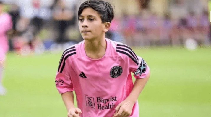 Thiago Messi scores 11 Goals in U-13 match for Inter Miami