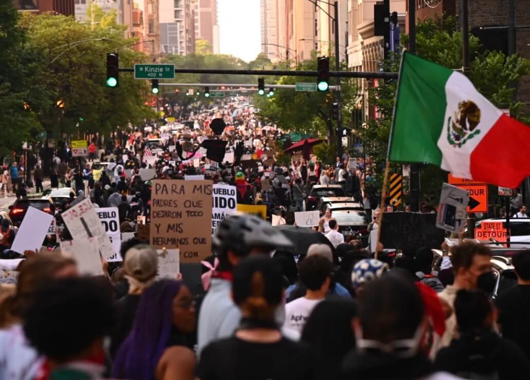 We stand in solidarity with the Hispanic Community in the U.S. during ICE R …